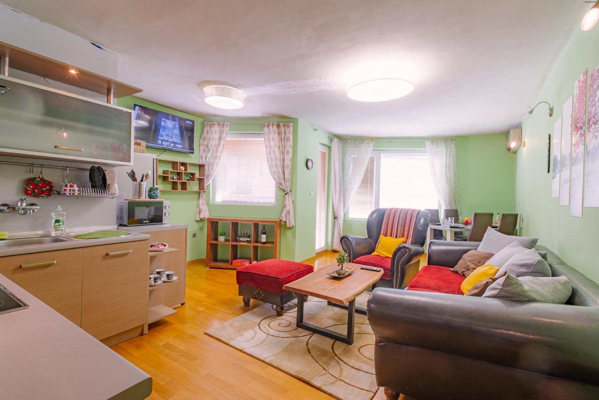 Top Center Spacious Apartment With Ac And Free Underground Parking Sofia Exterior photo